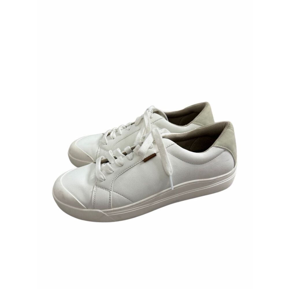 Dr Scholl’s Shoes Men’s Size 11 White Sneakers Lace Up Casual Shoes - Picture 3 of 8